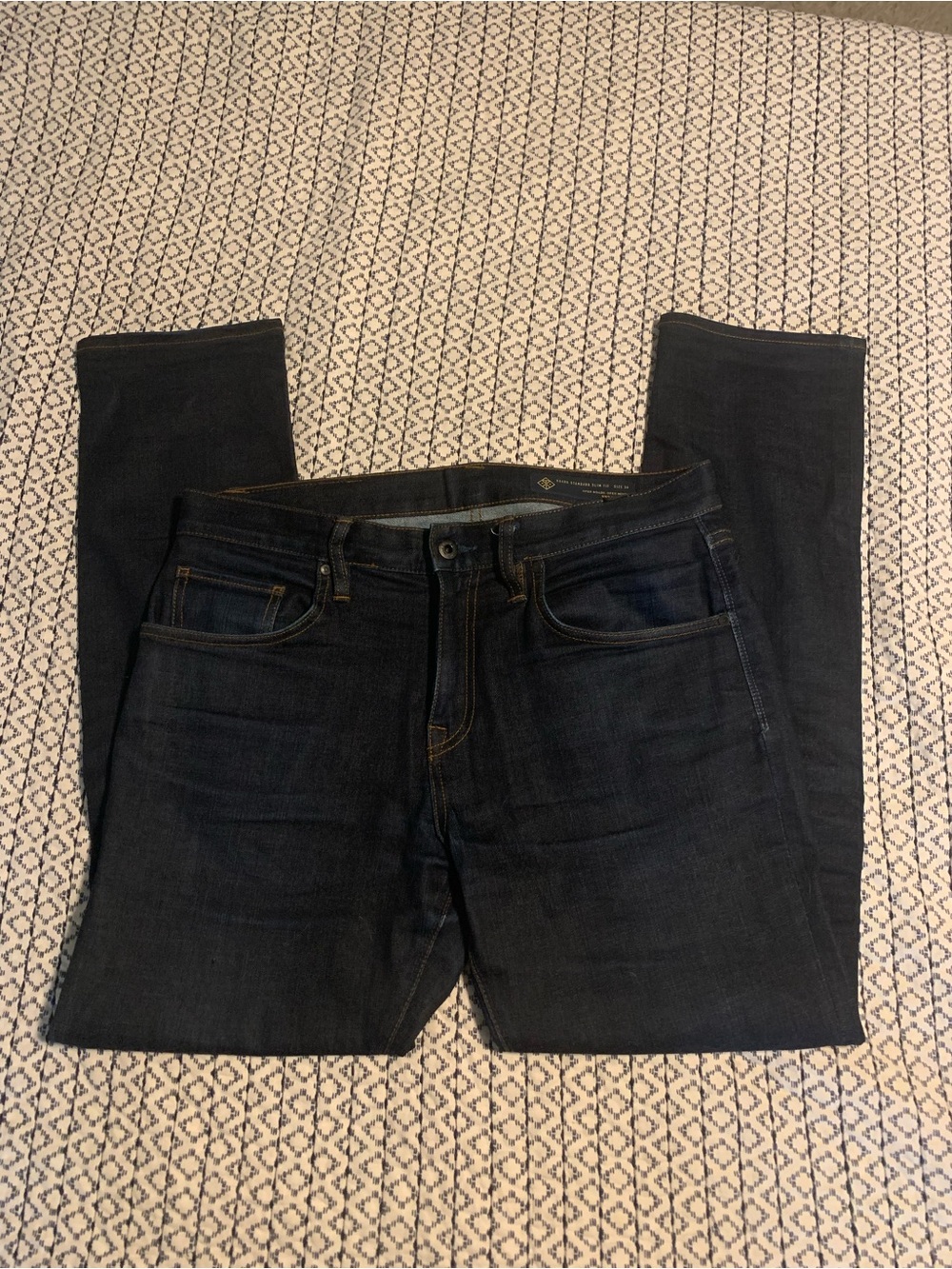 Roark Hwy 133 Denim dark blue jeans size 34 x 32